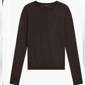 Theory Rega Merino Wool Sweater women’s L (black)
